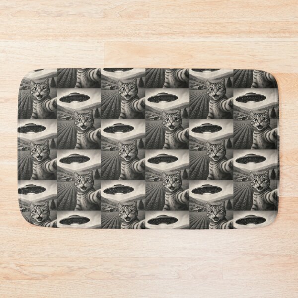 Item preview, Copy of Cat Selfie With Alien UFO designed and sold by abuaa7272.