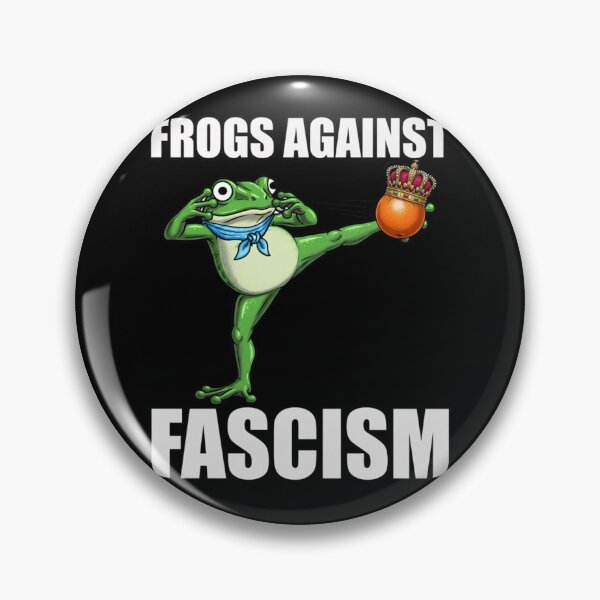 Item preview, Frogs Against Fascism, No Kings In Portland Frog  designed and sold by Angryblu3.