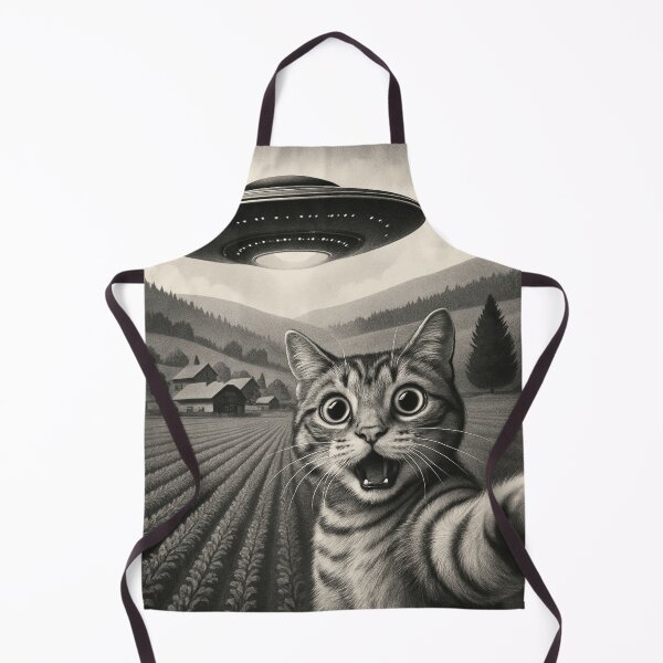 Item preview, Copy of Cat Selfie With Alien UFO designed and sold by abuaa7272.