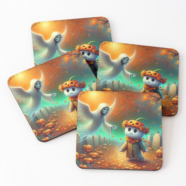 Item preview, Whimsical Ghosts of the Graveyard designed and sold by M-Y-A-R-T-.