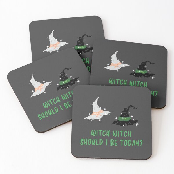 Item preview, Witch Witch Should I Be Today - Gravity Green & Dark Grey designed and sold by Daniel Bevis Design.