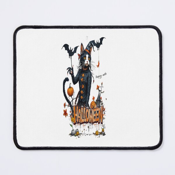 Item preview, halloween cat horror art graffiti Professional design designed and sold by atomsama.