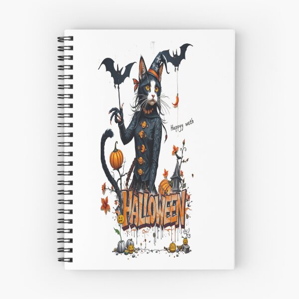 Item preview, halloween cat horror art  graffiti Professional design designed and sold by atomsama.