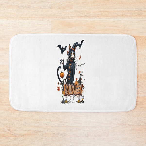 Item preview, halloween cat horror art  graffiti Professional design designed and sold by atomsama.