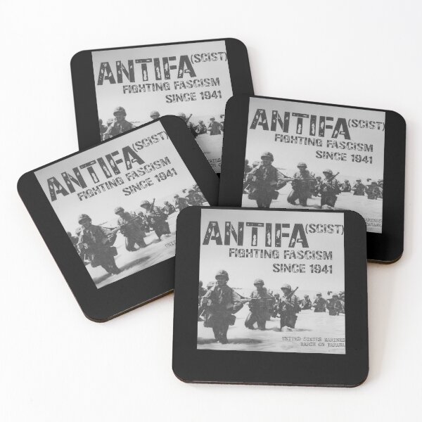 Item preview, Antifa Fighting Fascism Since 1941 Tarawa WWII designed and sold by JacobiRoob.