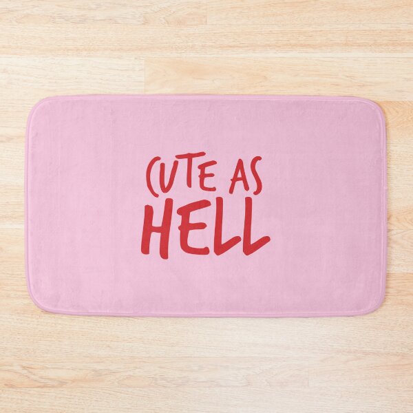 Item preview, Cute as Hell | Cheeky Typography Art designed and sold by Mantra Mama.