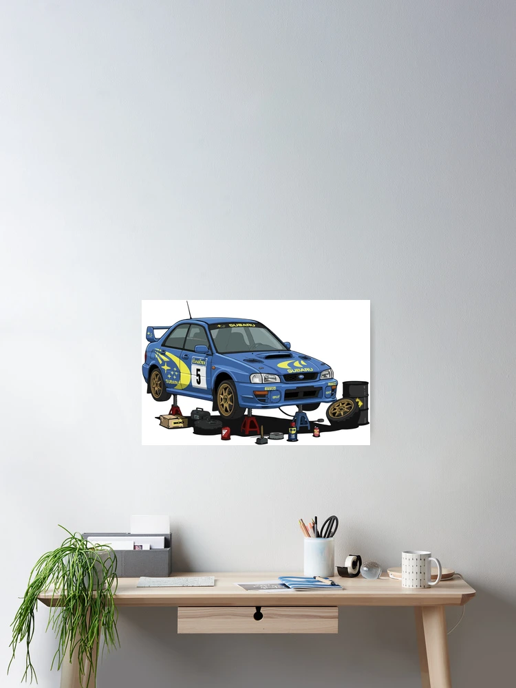 Thumbnail 2 of 3, Poster, Subaru Rally designed and sold by BronArtworks.