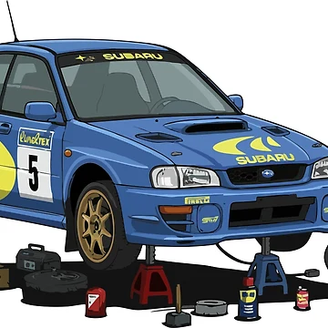 Artwork thumbnail, Subaru Rally by BronArtworks