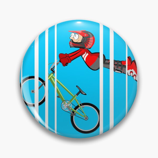 Item preview, Bold boy flying through the air with his BMX bike designed and sold by DibuHumor.