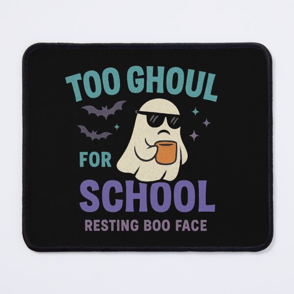 Item preview, Too Ghoul for School – Funny Ghost with Coffee Halloween Design designed and sold by AddictiveDesign.