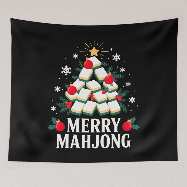 Item preview, Merry Mahjong Christmas Tree designed and sold by KarimSoCute.
