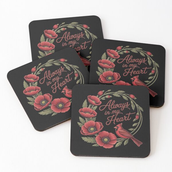 Item preview, Red Cardinal Bird Memory Quote designed and sold by Cute & Sassy Custom Gifting Boutiques.