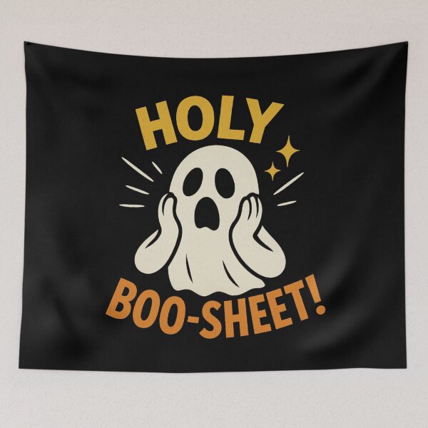 Item preview, Holy Boo-Sheet – Funny Shocked Ghost Halloween Design designed and sold by AddictiveDesign.