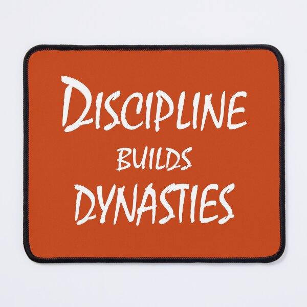 Item preview, Discipline Builds Dynasties – Legacy Mindset Motivational Quote Design designed and sold by ArtNestVerse.