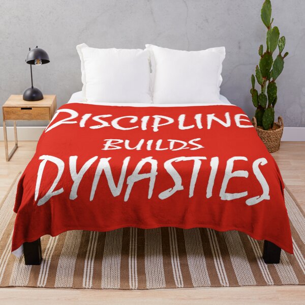 Item preview, Discipline Builds Dynasties – Legacy Mindset Motivational Quote Design designed and sold by ArtNestVerse.