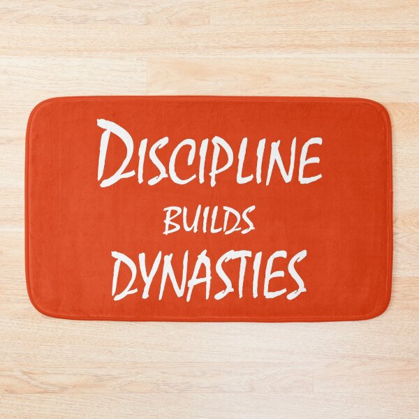 Item preview, Discipline Builds Dynasties – Legacy Mindset Motivational Quote Design designed and sold by ArtNestVerse.