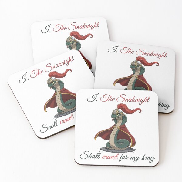 Item preview, The Snaknight | Brave Knight Snake RPG Animal designed and sold by Pets & Memes & Stuff.