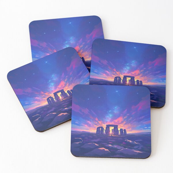 Item preview, Stonehenge Under Cosmic Dawn Sky designed and sold by Christian Weiss.