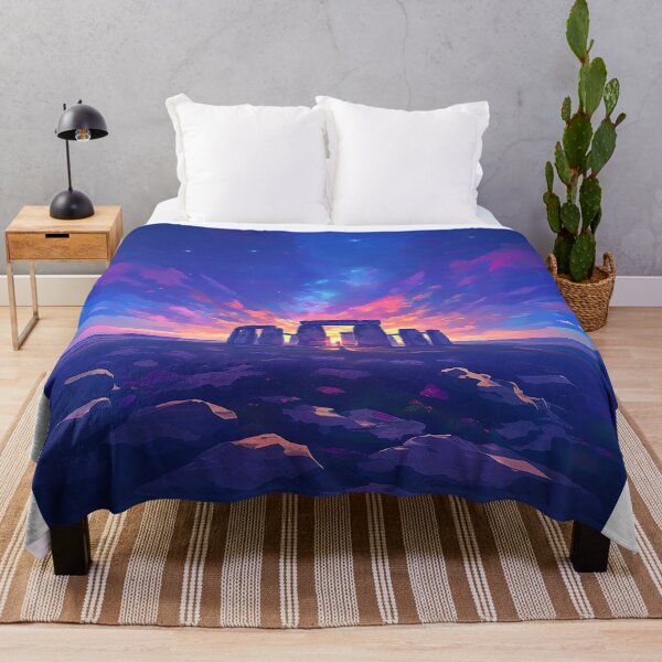 Item preview, Stonehenge Under Cosmic Dawn Sky designed and sold by Christian Weiss.