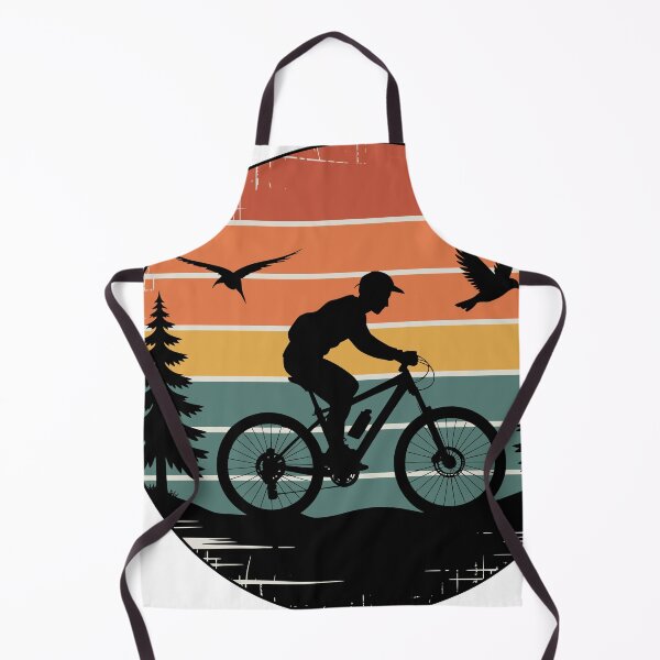 Item preview, mountain biker art retro designed and sold by meseewa.