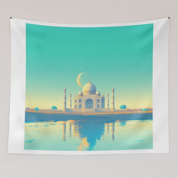 Item preview, Taj Mahal Under Crescent Moon designed and sold by Christian Weiss.