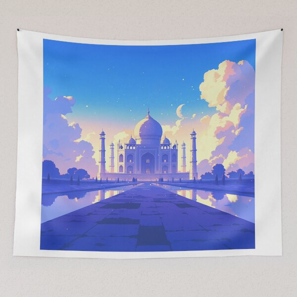 Item preview, Taj Mahal Beneath Bright Blue Sky designed and sold by Christian Weiss.