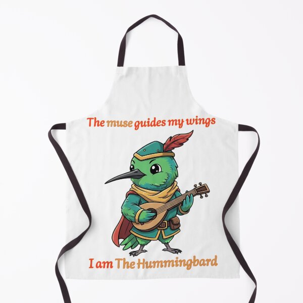 Item preview, The Hummingbard – Lyrical Bard Hummingbird RPG Animal designed and sold by Pets & Memes & Stuff.