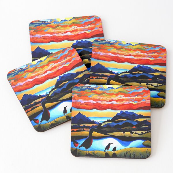 Item preview, Birds at sunset 1 designed and sold by George Hutton Hunter.
