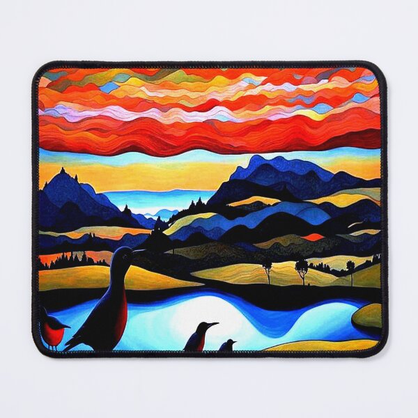 Item preview, Birds at sunset 1 designed and sold by George Hutton Hunter.