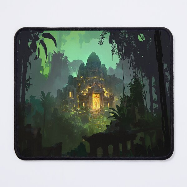 Item preview, Lost Temple In Glowing Jungle designed and sold by Christian Weiss.