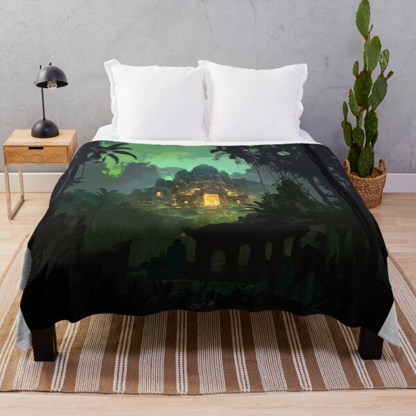 Item preview, Lost Temple In Glowing Jungle designed and sold by Christian Weiss.