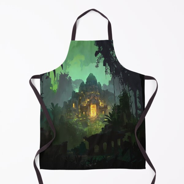 Item preview, Lost Temple In Glowing Jungle designed and sold by Christian Weiss.