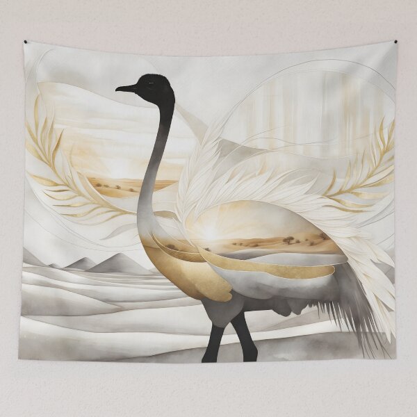 Item preview, Dreamwoven Guardian Ostrich – Celestial Dawn of Ma’at by LaLi Designs designed and sold by LaLi-Designs.