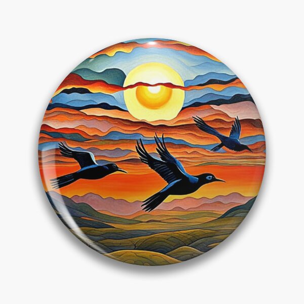 Item preview, Birds at sunset 2 designed and sold by George Hutton Hunter.