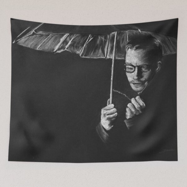 Item preview, The man with a umbrella designed and sold by P. Le Sommer.