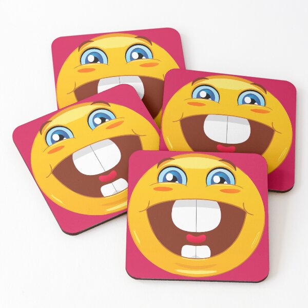 Item preview, Big Smile Emoji – Funny Happy Face Cartoon Design designed and sold by Minimum-Rage.