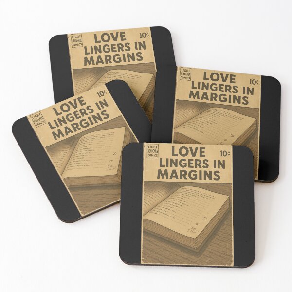 Item preview, Romantic Light Academia: Love lingers in margins designed and sold by bapupa.