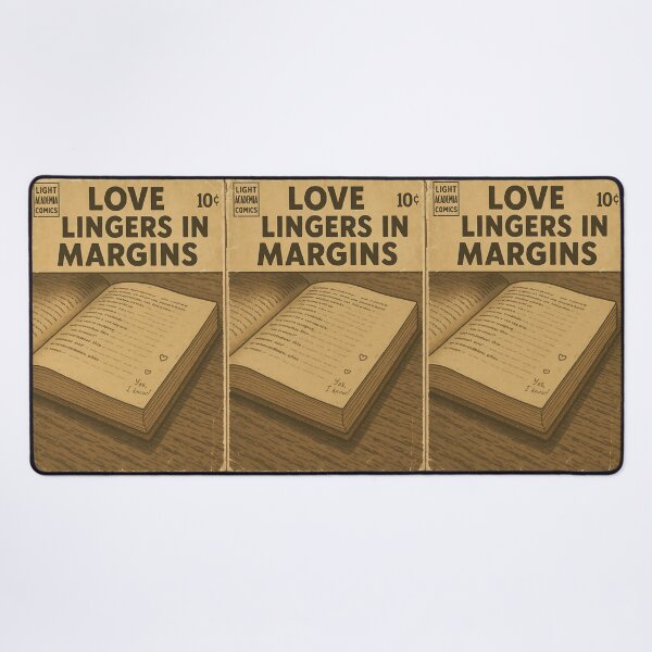 Item preview, Romantic Light Academia: Love lingers in margins designed and sold by bapupa.