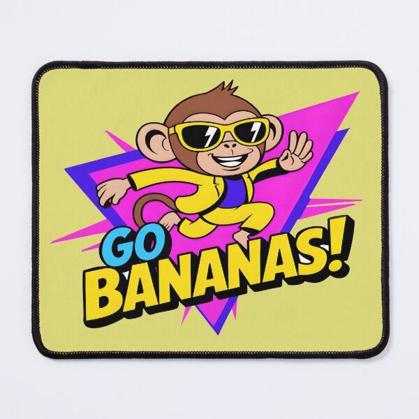 Item preview, Go Bananas Funny Monkey Retro Cartoon Design designed and sold by MARK-ZONE.