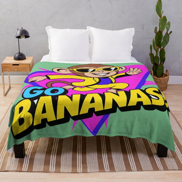 Item preview, Go Bananas Funny Monkey Retro Cartoon Design designed and sold by MARK-ZONE.