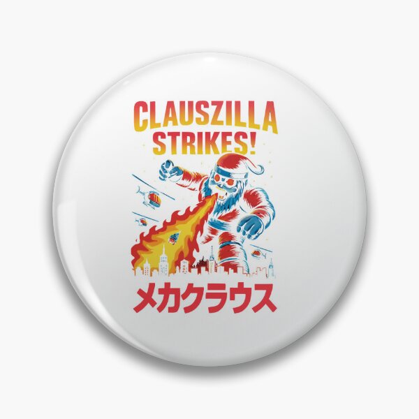 Item preview, Clauszilla Strikes – MechaSanta Unleashed Classic T-Shirt designed and sold by inkfluenceart.
