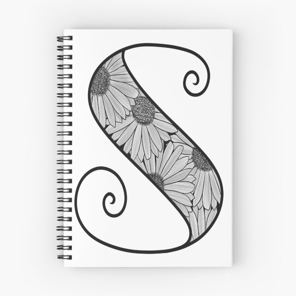 Item preview, Sunflower Inspired Letter S designed and sold by SSN-ART.