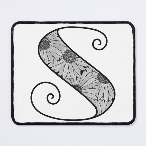 Item preview, Sunflower Inspired Letter S designed and sold by SSN-ART.