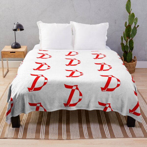 Item preview, Letter D – Retro Red Ribbon Monogram Calligraphy designed and sold by uncoXab.
