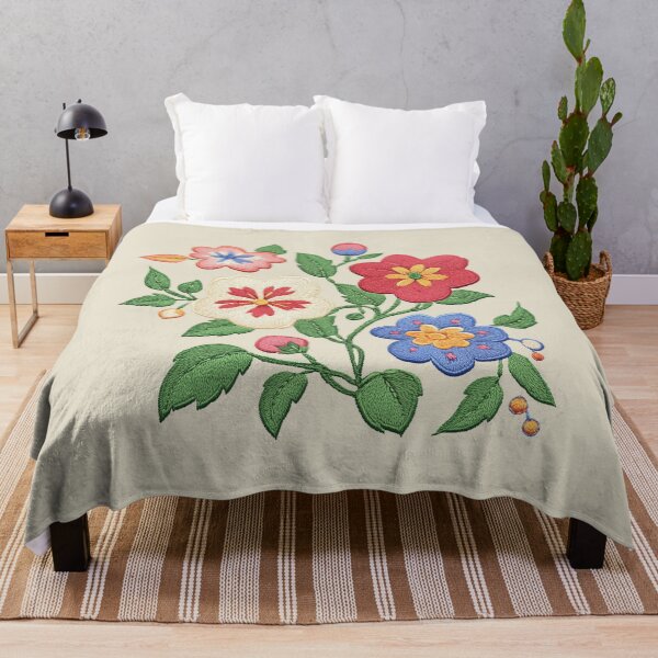 Item preview, Colorful Floral Embroidery Design designed and sold by All About DigiCraft by Fedelina.
