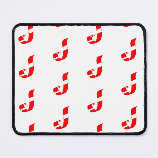 Item preview, Letter J – Retro Red Ribbon Monogram Calligraphy designed and sold by uncoXab.
