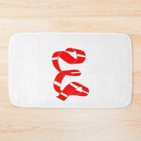 Item preview, Letter E – Retro Red Ribbon Monogram Calligraphy designed and sold by uncoXab.