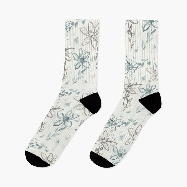 Item preview, Slate & Sky Floral designed and sold by DaisyloveArt.