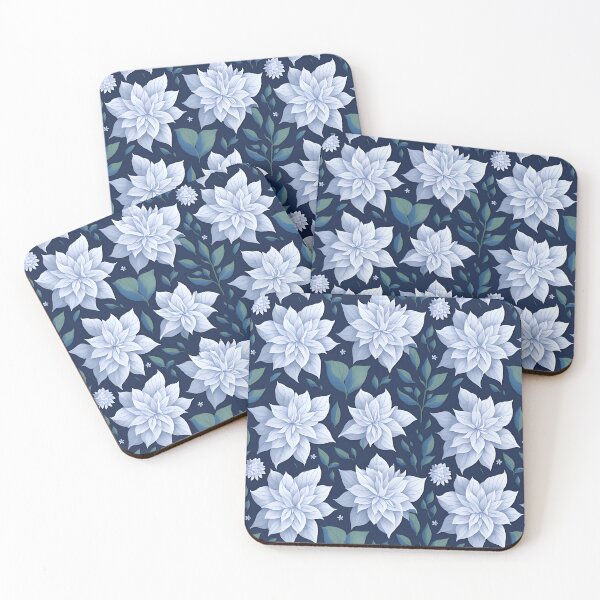 Item preview, Floral pattern: Midnight Blossom designed and sold by HA-Design-Kunst.