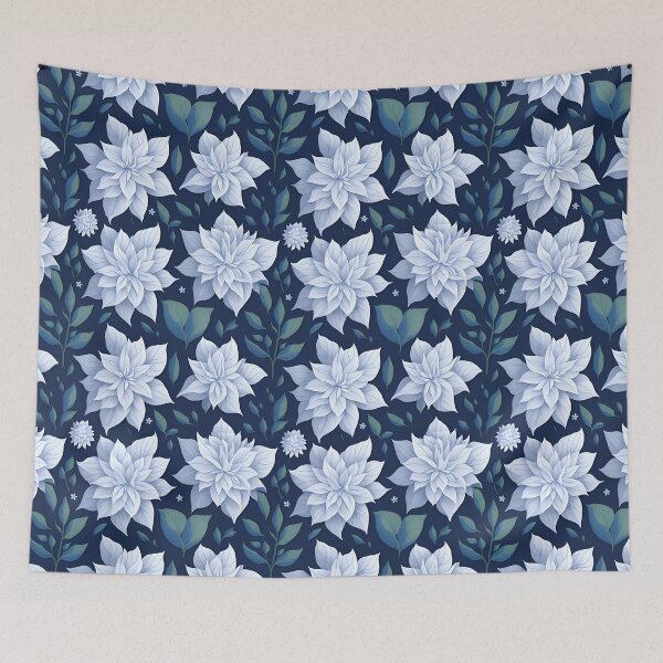 Item preview, Floral pattern: Midnight Blossom designed and sold by HA-Design-Kunst.